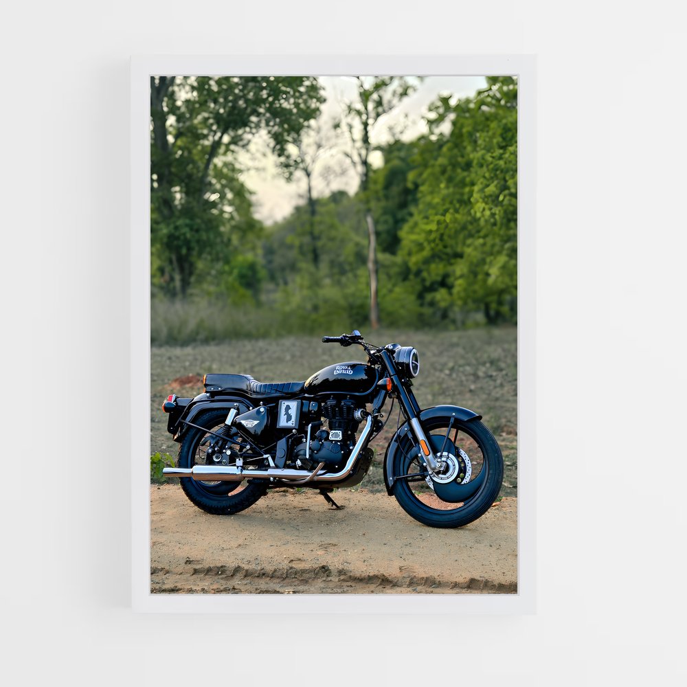 Poster Lumière Éblouissante – affiche Royal Enfield (vue 3)